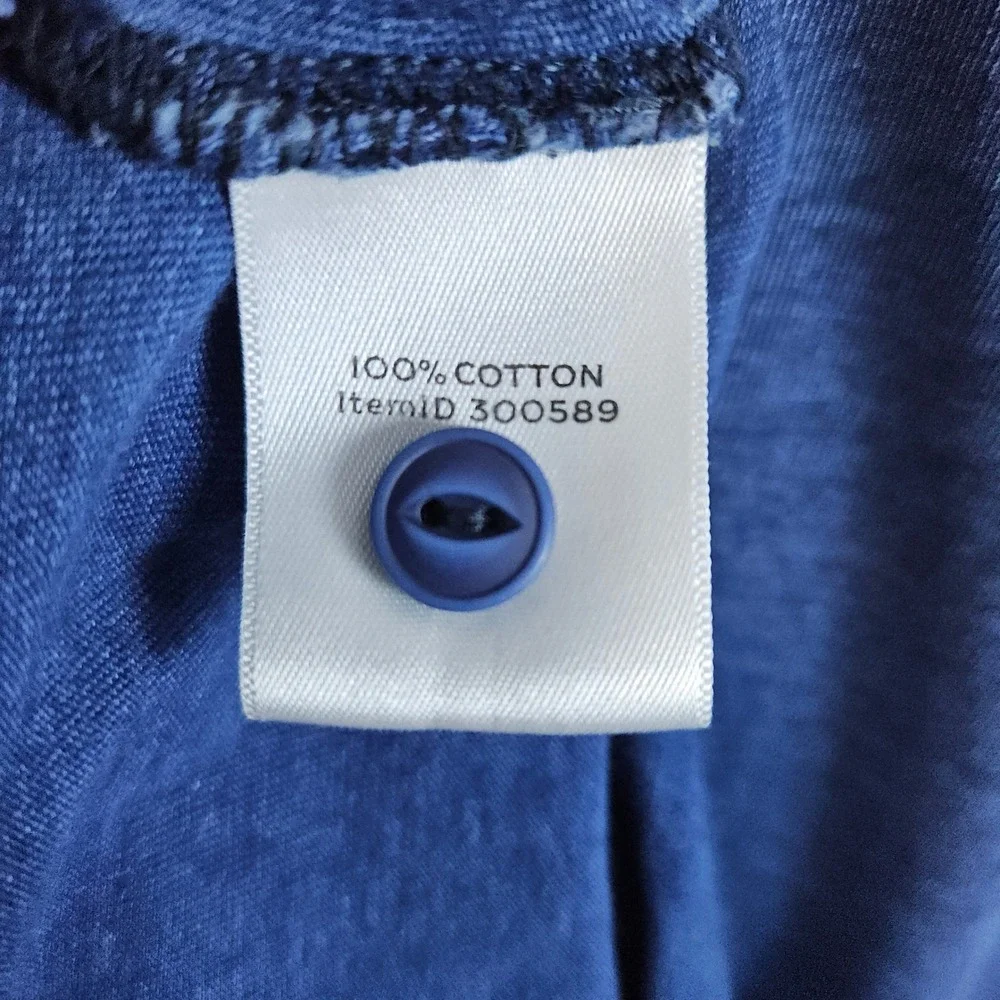 LL Bean Signature Polo Shirt Slim Fit Casual Cotton Blue Mens Size S‎ Preppy